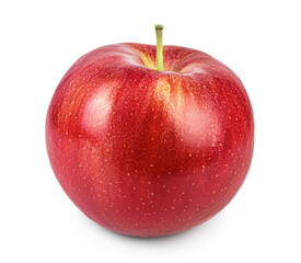 Red apple isolated on white background with clipping path and full depth of field
