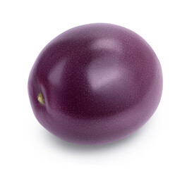 whole passion fruits isolated on white background. maracuya with clipping path and full depth of field