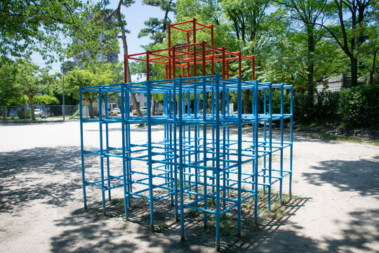 田舎の公園の風景