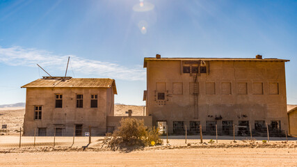 Kolmanskop (Coleman's hill), a ghost town in the Namib desert