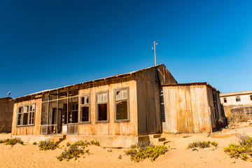 Kolmanskop (Coleman's hill), a ghost town in the Namib desert