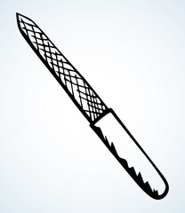 Nail file. Vector drawing icon