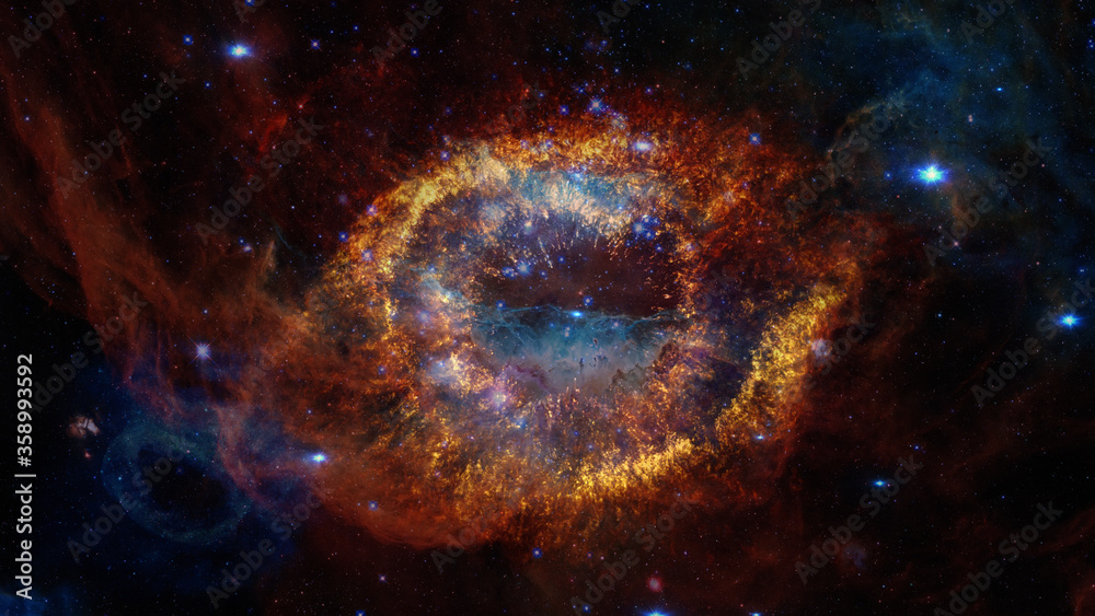 Canvas Prints universe with stars in outer space. elements of this image furnished by nasa