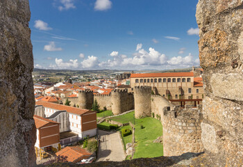 murallas de Plasencia  en Extremadura España