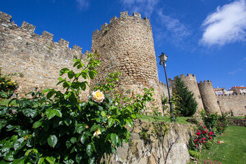 murallas de Plasencia  en Extremadura España