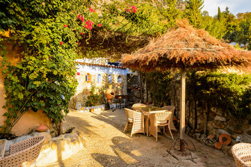 It's Architecture of Chefchaouen, Morocco.
