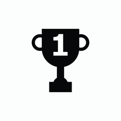 winner cup icon vector