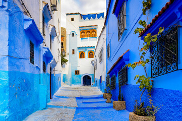 It's Architecture of Chefchaouen, Morocco.