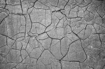 Black and white large cracks near the background ..