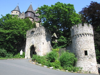 Fototapeta na wymiar Schloss Braunfels in Hessen an der Lahn