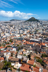 Naklejka na ściany i meble Athens and its historical monuments