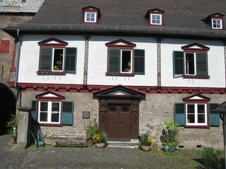 Schütt in der historischen Fachwerkstadt Braunfels in Hessen