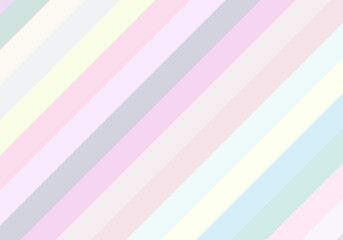 Diagonal multi-colored stripes. Soft color, pastel colors.