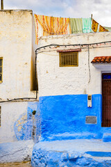 It's Blue walls street of Chefchaouen, Morocco.