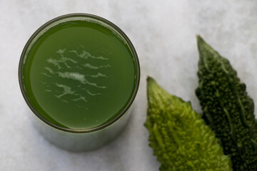 Image of bitter guard juice