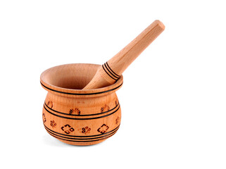 decorative mortar on a white background