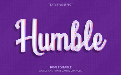 Editable Text Effect, Modern And Stylish Text Style