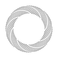 Design spiral dots backdrop