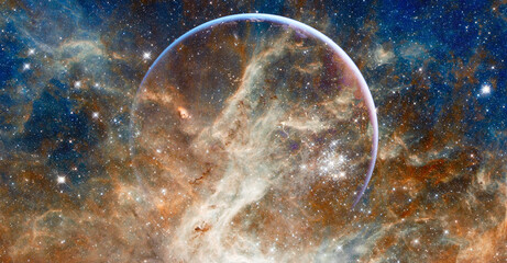Deep space. Elements of this image furnished by NASA