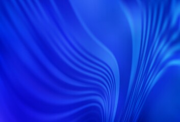 Naklejka premium Light BLUE vector backdrop with curved lines. Colorful abstract illustration with gradient lines. New composition for your brand book.