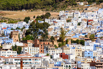 It's Chefchaouen, small town in northwest Morocco famous by its blue buildings