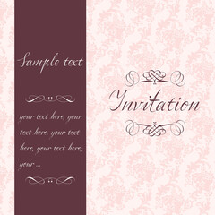 Invitation, Greeting Card, Birthday Card vector eps10
