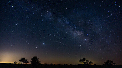 Fototapeta na wymiar Starry Filled Night Sky