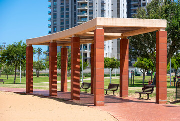 gazebo in the city park