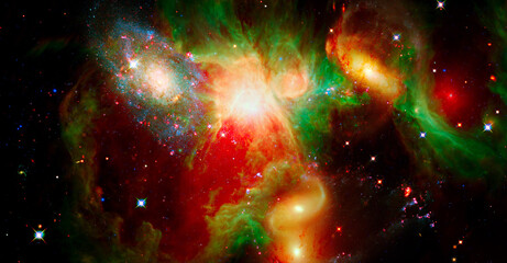Nebula in space. Elements of this image furnished by NASA.