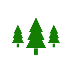 Tree logo pine tree icon vector illustration