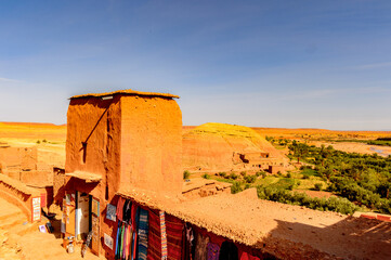 It's Part of Kasr of Ait Benhaddou, a fortified city, the former caravan way from Sahara to Marrakech. UNESCO World Heritage, Morocco