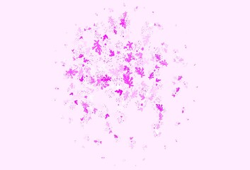 Light Purple, Pink vector backdrop with memphis shapes.