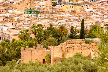 It's Panorama of Fez, the second largest city of Morocco. Fez was the capital city of modern Morocco until 1925 and