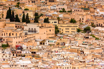 It's Panorama of Fez, the second largest city of Morocco. Fez was the capital city of modern Morocco until 1925 and