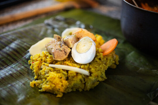 Tamales Colombian traditional food
