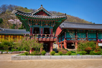 Obraz premium Sinheungsa temple in Seoraksan National Park, Seoraksan, South Korea