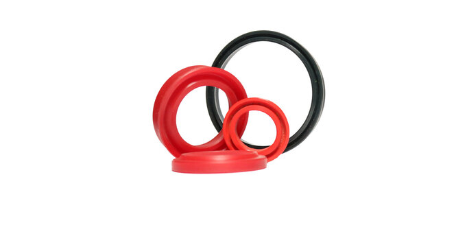 Hydraulic seal sellos hidraulicos piston gasket red cylinder  seals 