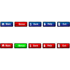 vector web buttons