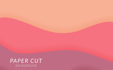 abstract paper cut slime background banner design.