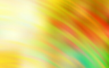 Light Red, Yellow vector template with wry lines. A circumflex abstract illustration with gradient. A completely new design for your business.