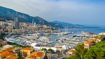 Obraz premium It's Beautiful panormic view of Monaco