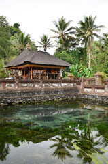 The Tirta Empul Holy Water Temple is located in the village of Manukaya, near the town of Tampaksiring.