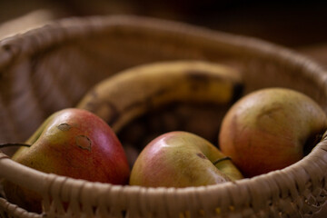 apples in basket