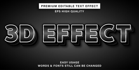 text effect 3d