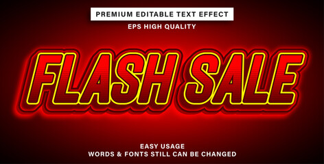text effect flash sale