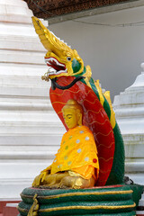 It's Surroundings of the Shwedagon Pagoda, a gilded stupa on the Singuttara Hill, Kandawgyi Lake,...