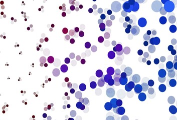 Light Blue, Green vector background with spots.