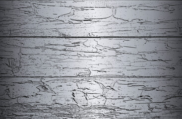 Distressed overlay silver, steel, wooden plank texture, grunge background.