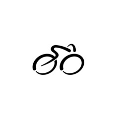a simple Cyclist logo / icon design