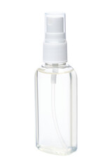hand sanitizer spray bottle isolated on white background
